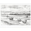 GANTNER Bernard - Lithographie originale "Marée basse" 48x66 cm - Papier Japon