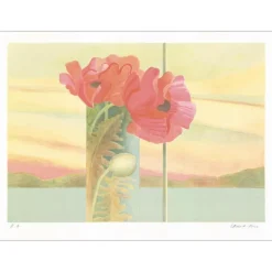 GARCIA-FONS Pierre - Lithographie originale "Bouquet de fleurs" 45x61cm