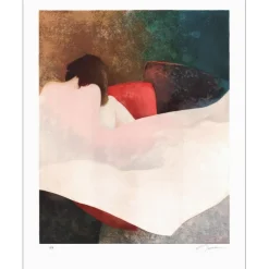 GAVEAU Claude - Lithographie originale "Sophie" 76x56cm