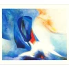 GAVEAU Claude - Lithographie originale "Voilier en haute mer" 46x56cm - 1991