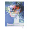GELIS Daniel - Lithographie originale "Le bouquet de fleurs"  61x45cm