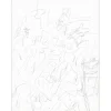 GEN PAUL - Dessin original au crayon "Trois personnages" 62x49cm