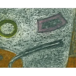 GOETZ Henri - Gravure originale "Composition" 28x38cm