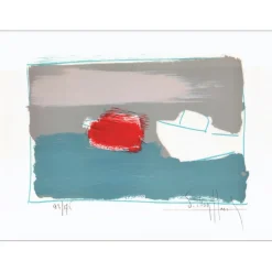 HASCH Victor - Lithographie originale "Cannes" 28x38cm