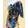 HASCH Victor - Peinture originale à l'acrylique sur toile "Andy Warhol" 73x54cm (20P)