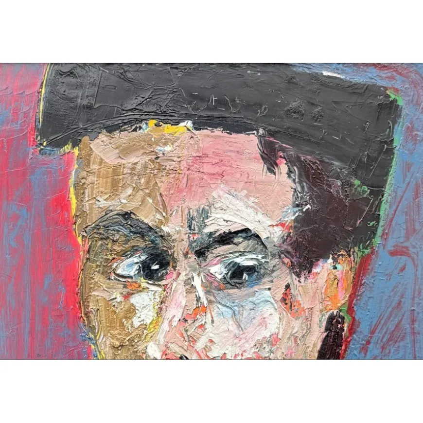 HASCH Victor - Peinture originale à l'acrylique sur toile "El Picador" 65x54cm (15F) - 1998