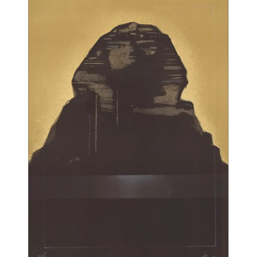 HASTAIRE Claude - Lithographie originale "Composition V" 76x56cm