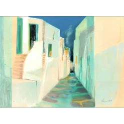 HEMERET Claude - Lithographie originale "La Grèce" 57x80cm