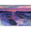 HILAIRE Camille - Lithographie originale sur Japon "Le Rhin" 40x59cm - 1975