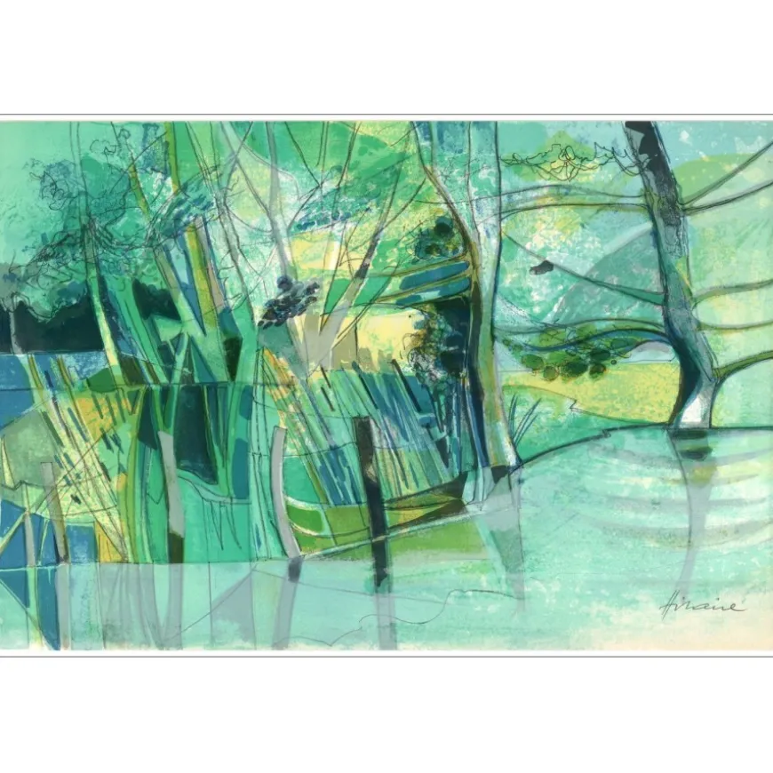 HILAIRE Camille - Lithographie originale "La Bruche" 40x59cm - 1975