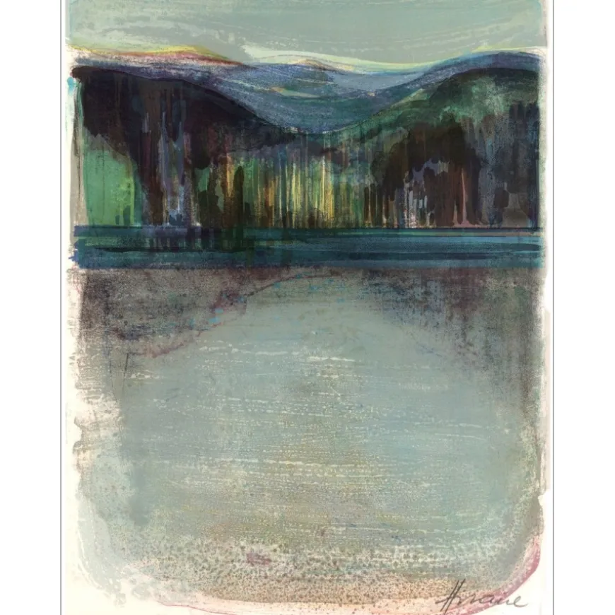 HILAIRE Camille - Lithographie originale "Le lac d'Altenweier" 40x29cm - 1975