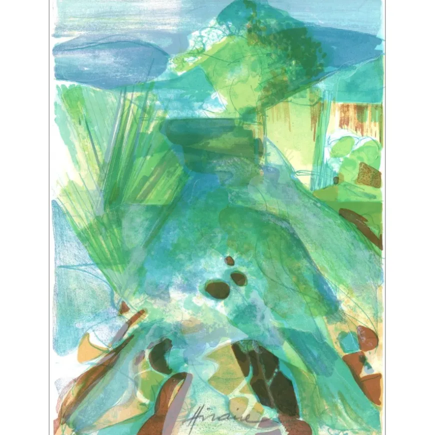 HILAIRE Camille - Lithographie originale "La Doller" 40x29cm - 1975