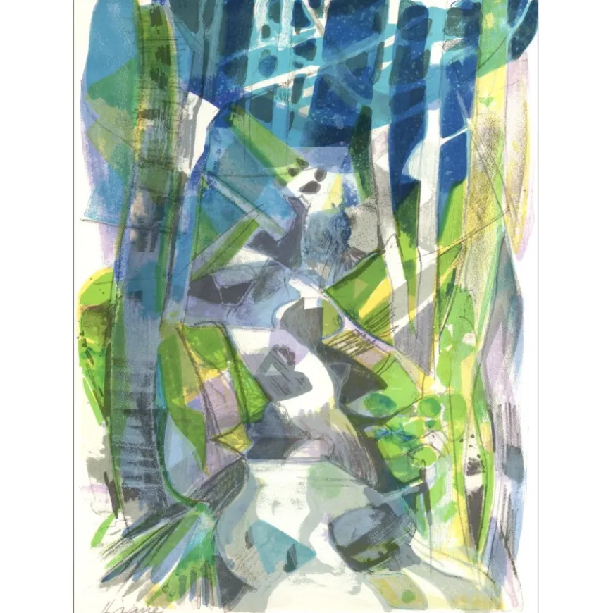 HILAIRE Camille - Lithographie originale "La Largue" 40x29cm - 1975