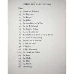 HILAIRE Camille - Ouvrage "Où passent nos rivières" 20 lithographies originales signées