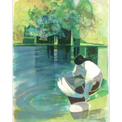 HILAIRE Camille - Ouvrage "Où passent nos rivières" 20 lithographies originales signées