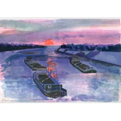 HILAIRE Camille - Ouvrage "Où passent nos rivières" 20 lithographies originales signées