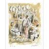 HUCHET Urbain - Lithographie originale "Impressions d'Egypte V" 45x30cm