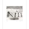 JACQUEMIN André - Gravure originale "Paysage 12" 32x25cm - 1984