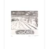 JACQUEMIN André - Gravure originale "Paysage 08" 32x25cm - 1984