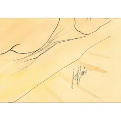 JOFFRIN Guily - Aquarelle "Femme" 53x36cm