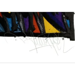 JONONE - Lithographie "On the Wire" 25x25cm - 2021