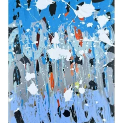 JONONE - Peinture originale à l'acrylique sur toile "untitled 02" 46x38cm - 2024