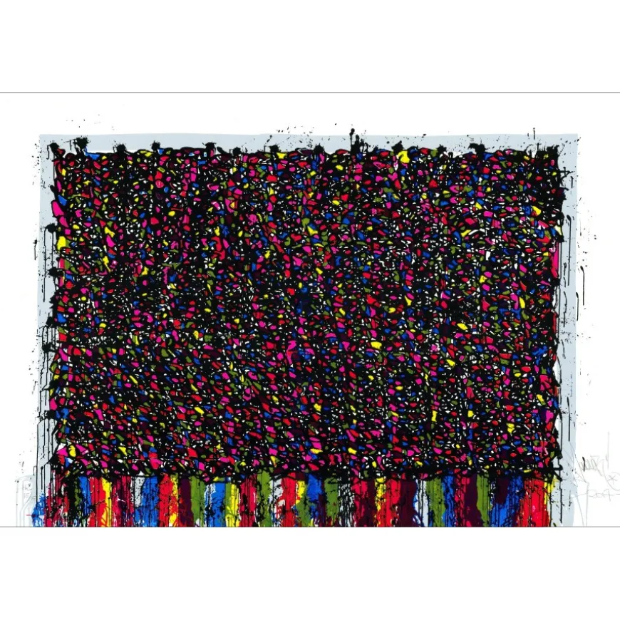 JONONE - Sérigraphie originale "Composition" 75x117cm - 2017
