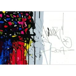 JONONE - Sérigraphie originale "Composition" 75x117cm - 2017