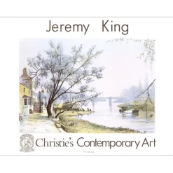 KING Jeremy - Lithographie "Exposition Christie's Contemporary Art" 53x65cm - 1970