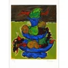 KISCHKA Isis - Lithographie originale "Les fruits d'automne" 76x54cm - 1972