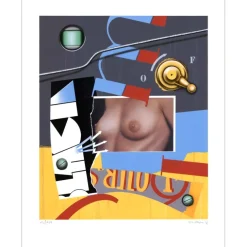 KLASEN Peter - Sérigraphie originale "Composition" 75x59cm