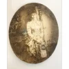 KLEINMANN Alain - Huile sur toile originale "Portrait de femme" 27x21cm