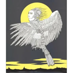 LABISSE Félix - Lithographie originale "Histoire Naturelle, Le Rose-Pleurs" 56x45cm - 1974