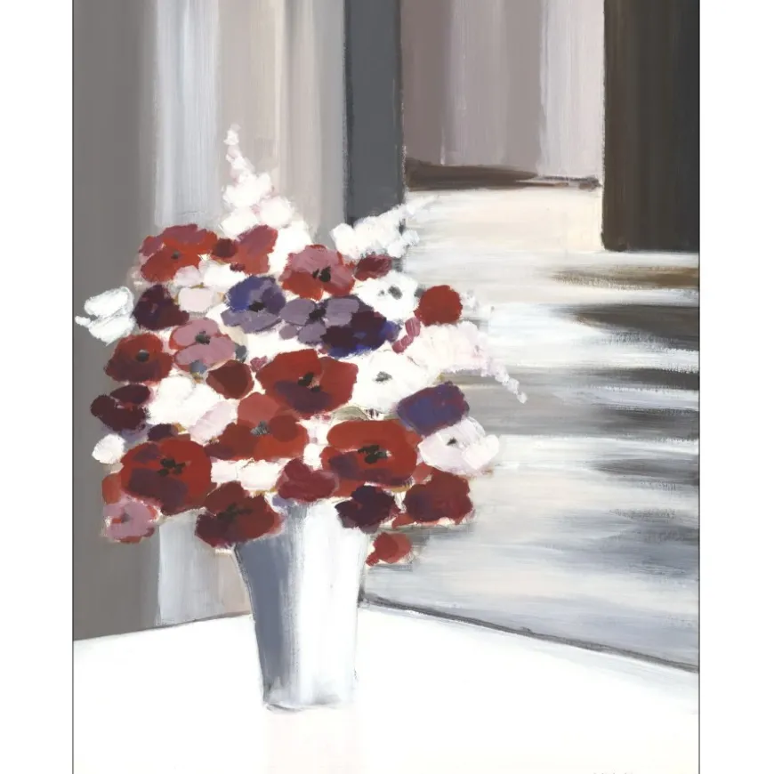 LANGLOIS Pierre-Gérard - Dessin original à la gouache "Bouquet de lumière" 65x50cm