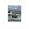 LAPORTE Georges - Lithographie originale "Transparence sur l'estuaire" 50x37cm
