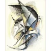 LERSY Roger - Lithographie originale "La mouette" 66x50 cm