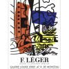 LÉGER Fernand - Lithographie "Exposition Galerie Louise Leiris, Paris" 67x48cm - 1958
