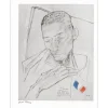 MAC'AVOY Edouard - Estampe "Portrait" 32x25cm