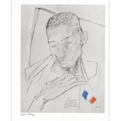 MAC'AVOY Edouard - Estampe "Portrait" 32x25cm