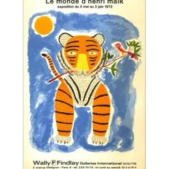 MAÏK Henri - Lithographie "Exposition Le monde d'Henri MAÏK" 73x51cm - 1972