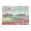 MANOUKIAN Claude - Lithographie originale "Maison à la campagne" 50x65cm
