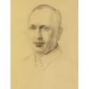 MARCHAL Henri-Joseph - Dessin original "Portrait d'homme" 53x38cm - circa 1930