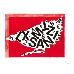 MAS Jean - Lithographie "La poule" 38x48cm