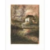 MAS Pierre - Lithographie originale "Maison de campagne II" 75x54cm