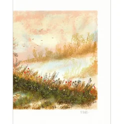 MAS Pierre - Lithographie "Campagne" 43x54m