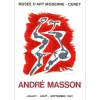 MASSON André - Lithographie "Musée d'art moderne, Ceret" 77x54cm - 1981