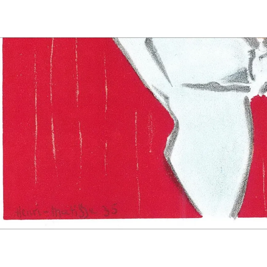 MATISSE Henri - Lithographie "Femme au chapeau" 35x26cm - 1939 - Certificat d'authenticité inclus