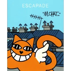 M.CHAT (Thoma Vuille) - Livre d'artiste "Escapade" 20x15cm - 2021