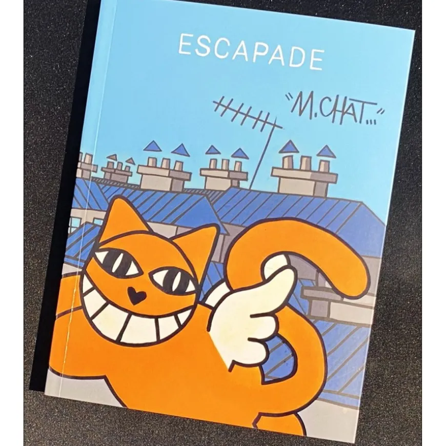 M.CHAT (Thoma Vuille) - Livre d'artiste "Escapade" 20x15cm - 2021