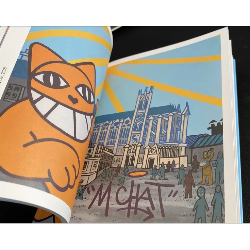 M.CHAT (Thoma Vuille) - Livre d'artiste "Escapade" 20x15cm - 2021